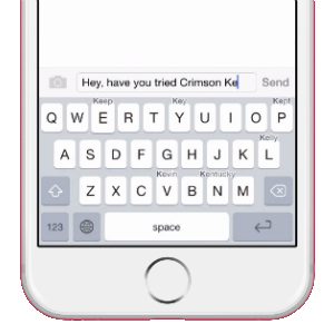 Crimson Keyboard App (iOS): A Light Typing Alternative