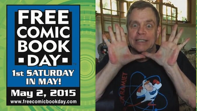 Mark Hamill Promotes Free Comic Book Day