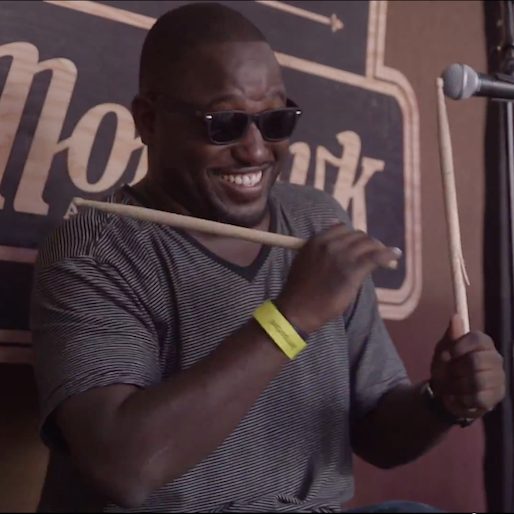 Hannibal Buress Plays the Drums For Speedy Ortiz at SXSW