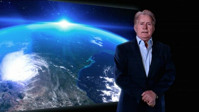 John Oliver Creates a Doomsday Video With Martin Sheen on Last Week Tonight