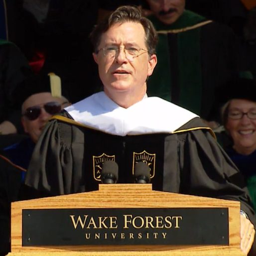 Watch Stephen Colbert's Commencement Address at Wake Forest