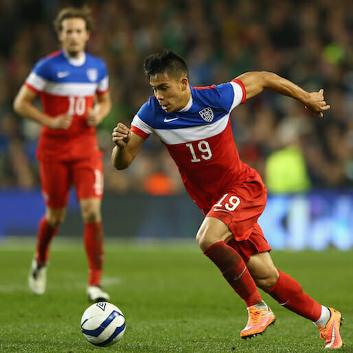 Watch Bobby Wood's historic winner for USA against Germany