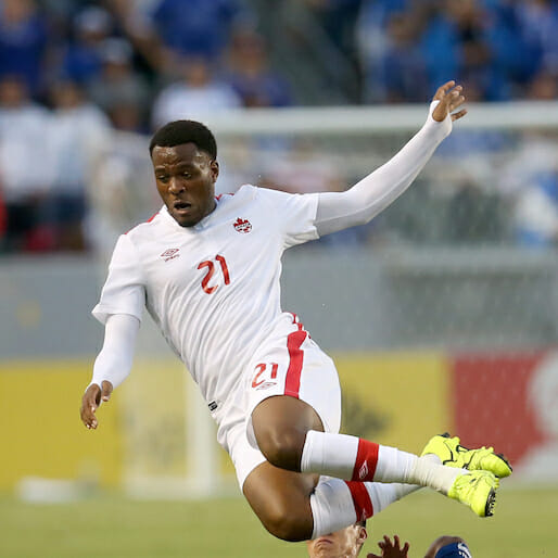 Watch Cyle Larin's incredible miss for Canada