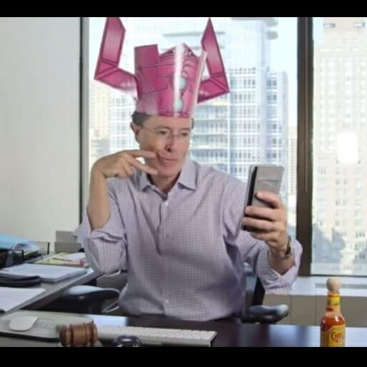 Stephen Colbert Wants to Bond With You Over Lunch