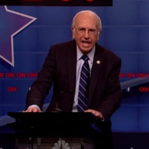Watch Larry David Play Bernie Sanders on SNL