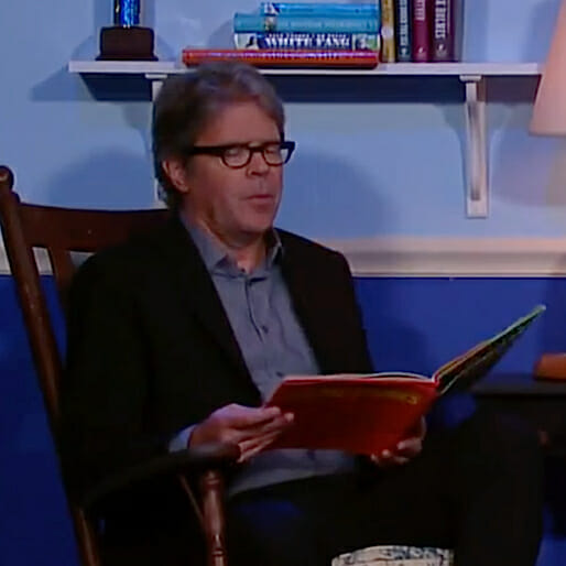 Jonathan Franzen Reads Colbert a Bedtime Story, Takes a Shot at Amazon