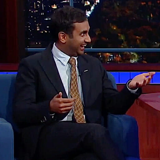 Aziz Ansari and Stephen Colbert Talk TV Diversity