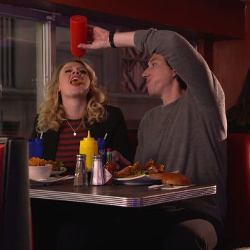 Adam Driver And Kate McKinnon Bring Lightsabers To A Diner In SNL Promo