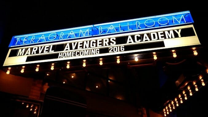Marketing and Mortality at the Avengers Academy Launch Party