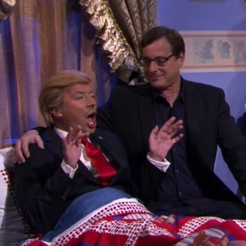 Jimmy Fallon is Michelle Tanner if Michelle Tanner was Donald Trump in this Must-See Fuller House Spoof