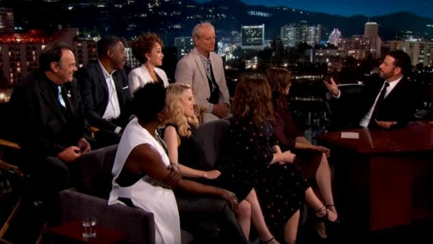 The Ghostbusters Casts Collide on Jimmy Kimmel Live