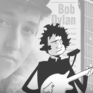 Watch a 20-Year-Old Bob Dylan Reminisce on Working a Carnival and Playing for Burgers in Animated Interview