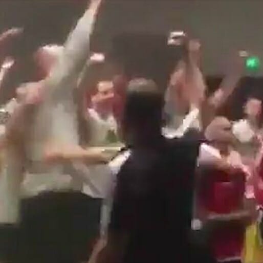 WATCH: Wales Players Celebrating England's Loss To Iceland