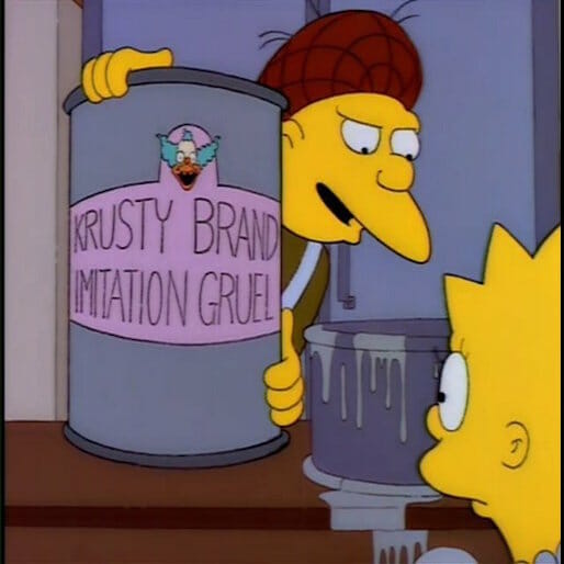 Cooking The Simpsons: Krusty Brand Imitation Gruel