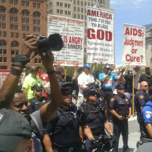 Opposing Views Clash in Cleveland's Public Square