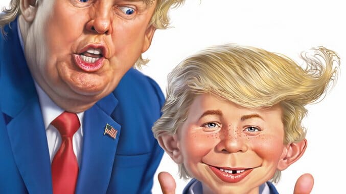 MAD Magazine Makes America Dumb Again with MAD Dumps on Trump