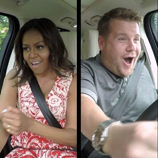 Michelle Obama Sings Beyonce on Carpool Karaoke with James Corden