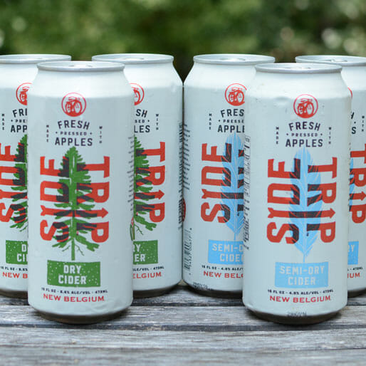 Drinking New Belgium’s Side Trip Ciders