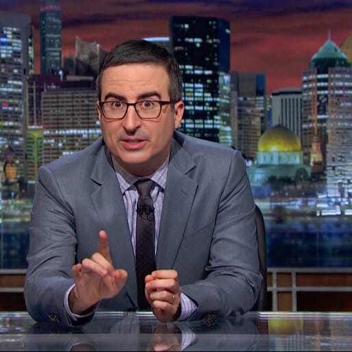 John Oliver Returns to Compare Clinton's Scandals to Trump's