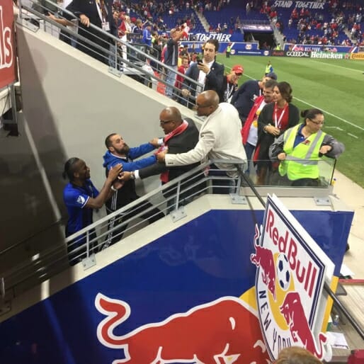 WATCH: Drogba Has No Time for NYRB 
