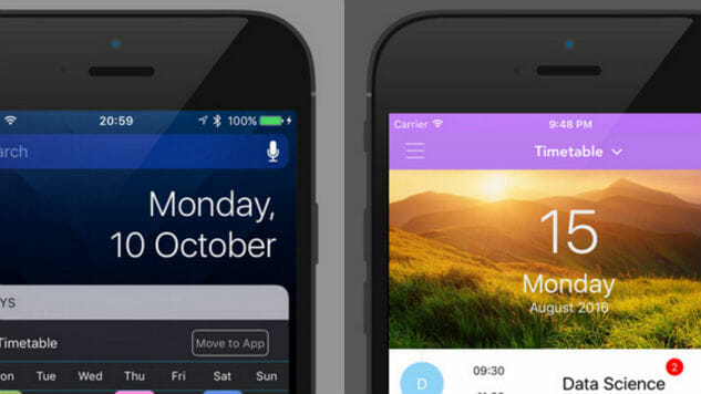 7days is Both a Timetable and Schedule App