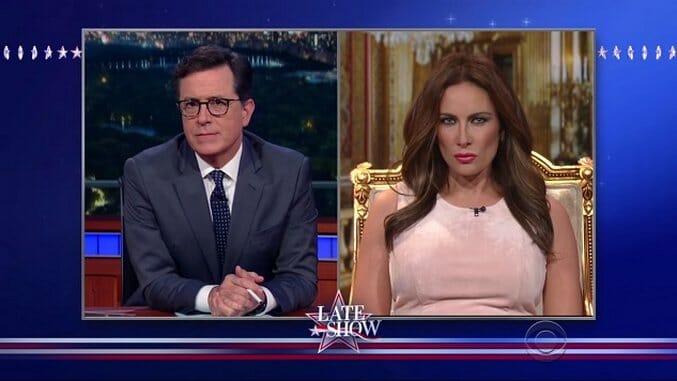 Laura Benanti Returns To The Late Show As Melania Trump Paste Magazine 