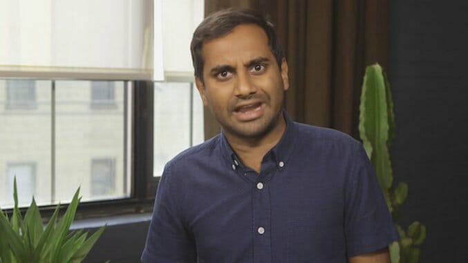 Aziz Ansari Can’t Believe He Has to Do a Celebrity “Get Out the Vote” Video at This Point