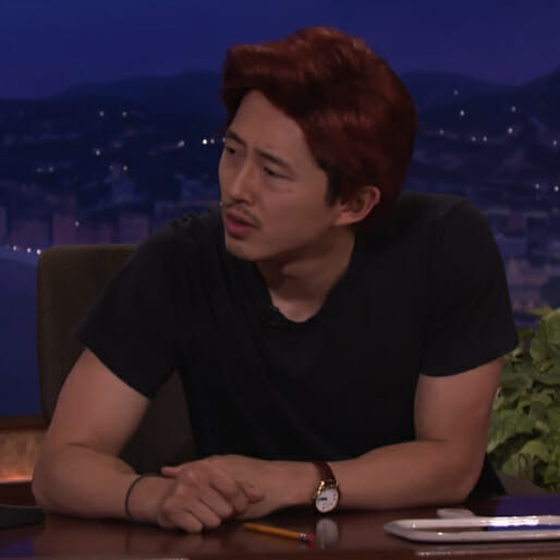 Steven Yeun of The Walking Dead Does a Pretty Decent Conan O'Brien Impression