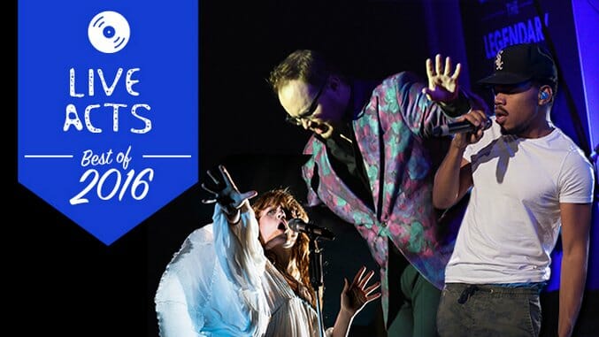 The 25 Best Live Acts Of 2016 Paste Magazine