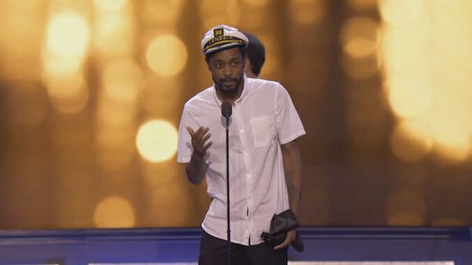 Watch Atlanta Star Lakeith Stanfield Stage-Crash Critics’ Choice Awards to Give Silicon Valley‘s Acceptance Speech