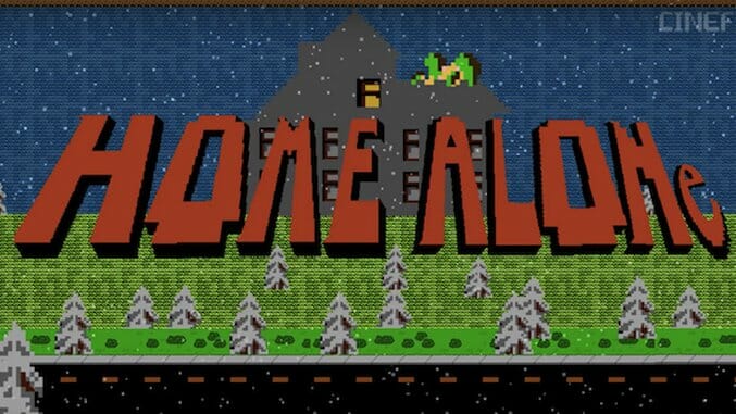 Experience Home Alone, 8-Bit Arcade Game-Style