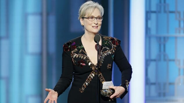 Conservative Twitter Loses Its Mind as Meryl Streep Advocates for Freedom of the Press, the Arts, and Tolerance at the Golden Globes