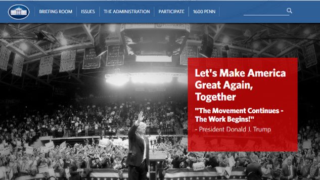 New White House Website Reflects Shifting Priorities - Paste Magazine