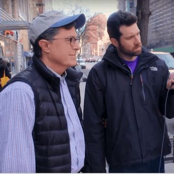 Watch Stephen Colbert in Clip from Season Five Finale of Billy on the Street