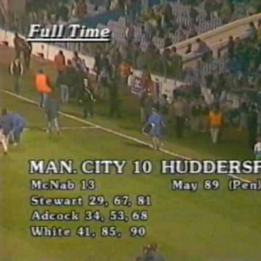 Throwback Thursday: Manchester City vs Huddersfield Town (November 7th, 1987)