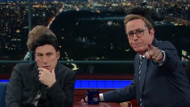 Watch Stephen Colbert and Bob Odenkirk Become One: Odenkolbert