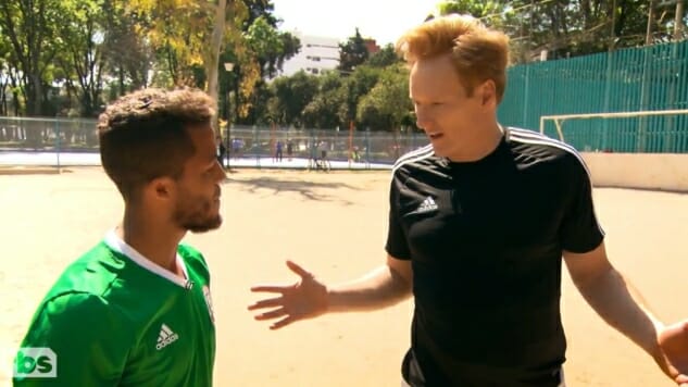 WATCH: Conan O’Brien Plays Some Pickup Soccer With Gio Dos Santos