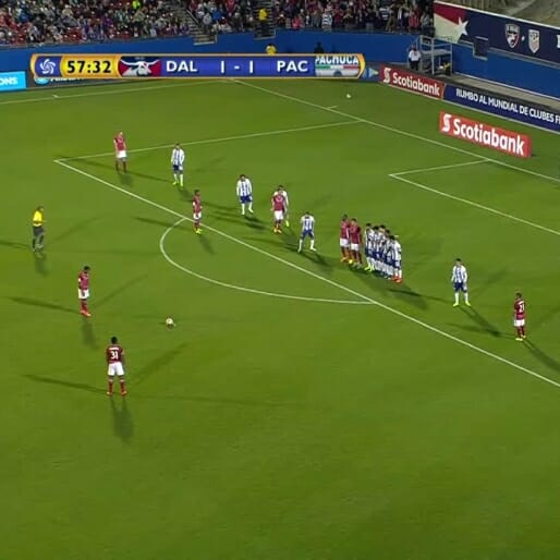WATCH: Kellyn Acosta’s Stupendous Free Kick In The CONCACAF Champions League
