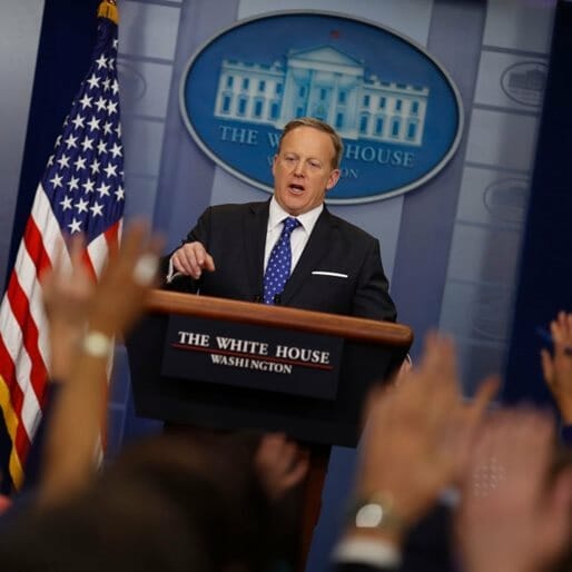Meltdown: Things are not going well for Sean Spicer's Press Office