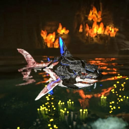 You Can Now Attach A Frickin' Laser Beam To Your Shark's Head in ARK: Survival Evolved