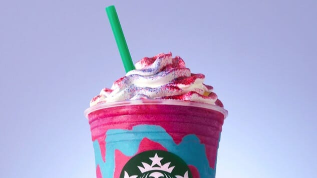 Blink And You’ll Miss Starbucks’ Rainbow-Colored, Flavor-Changing Unicorn Frappuccinos