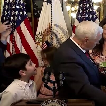 A Young Hero Demanded an Apology from Mike Pence for 