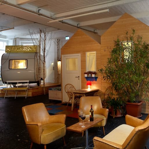 Hotel Intel Hüttenpalast: Camping in Berlin, Germany