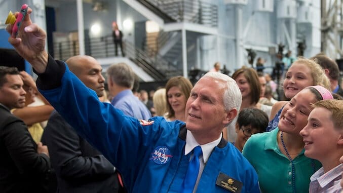 Finally, Mike Pence Will Oversee US Space Policy