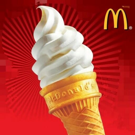 McDonald's is Pandering on Twitter Today, in Praise of Soft Serve