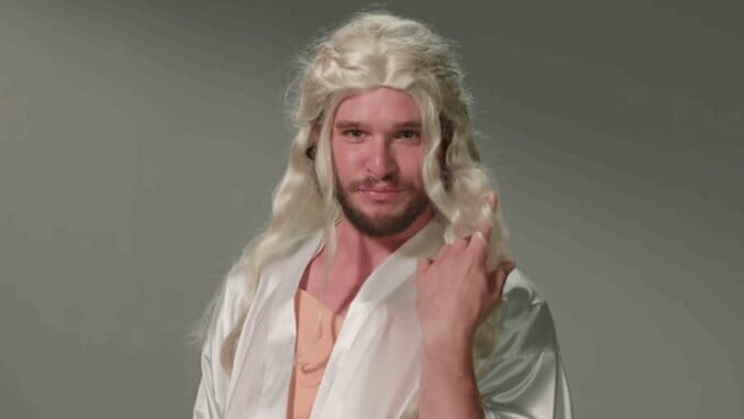 Jimmy Kimmel Uncovers Kit Harington’s Lost Game of Thrones Screen Tests