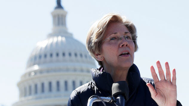 Elizabeth Warren Warns Against Potential Kid Rock Senate Run