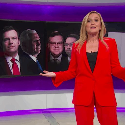Watch Sam Bee Cover Voter Integrity Commission, Trump Impeachment Rally, Congressional Bro-Fest on Latest Full Frontal