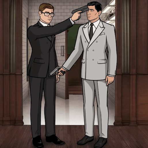 Watch Archer Go Drink for Drink with Kingsman's Eggsy