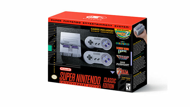 Snes hot sale classic box